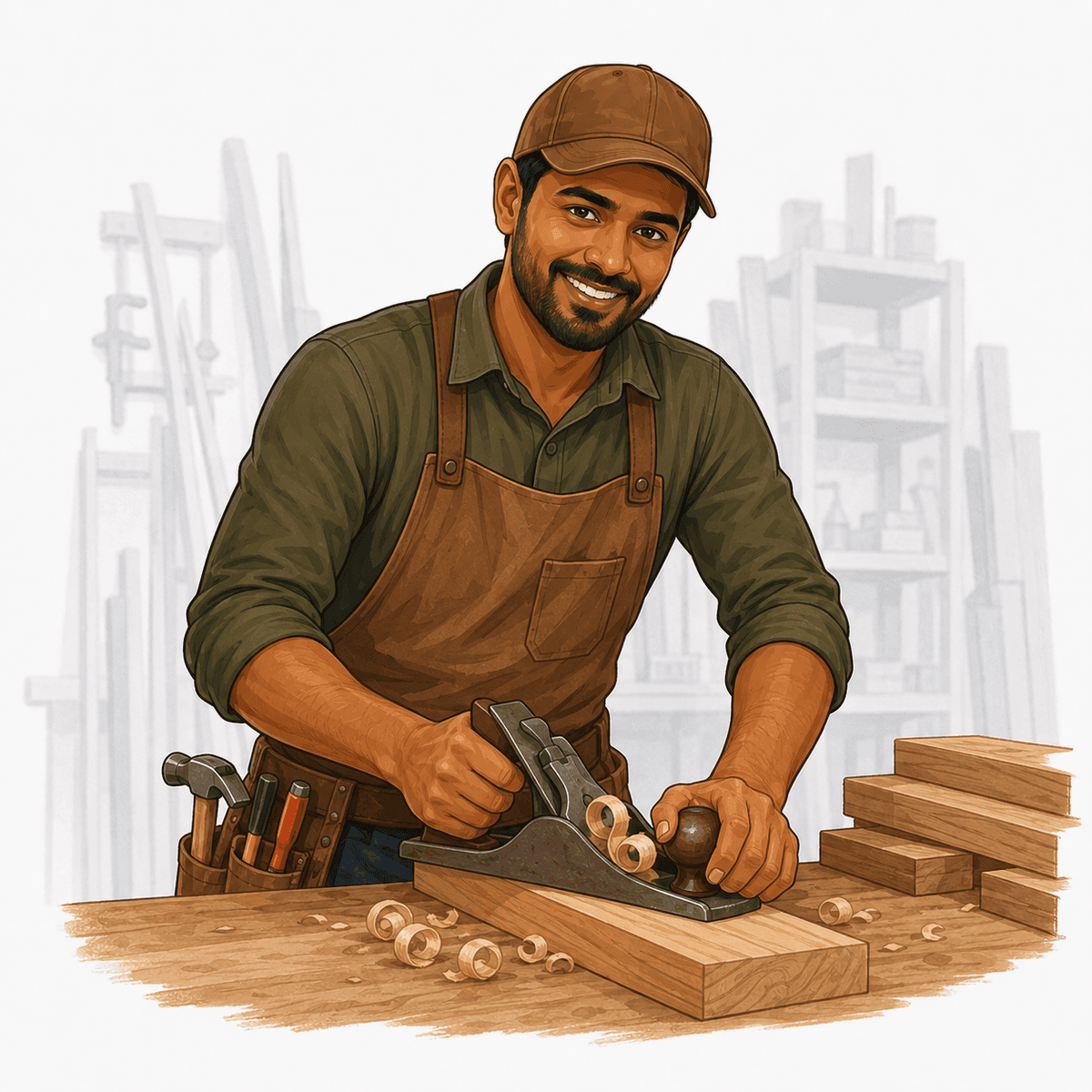 Carpenter worker